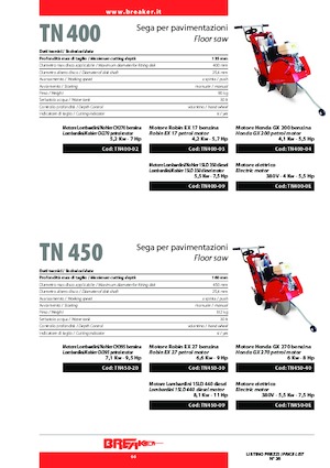 फ्लोर सॉ Breaker TN 400-02