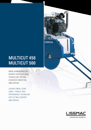फ्लोर सॉ Lissmac Multicut 450