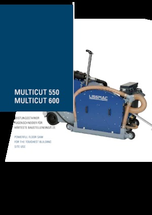 फ्लोर सॉ Lissmac Multicut 550 GH