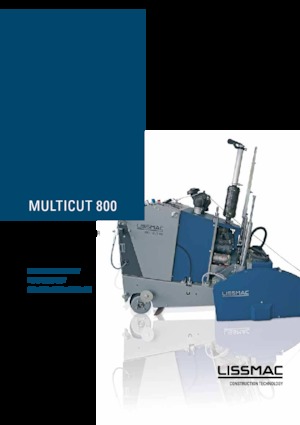फ्लोर सॉ Lissmac Multicut 800 GH