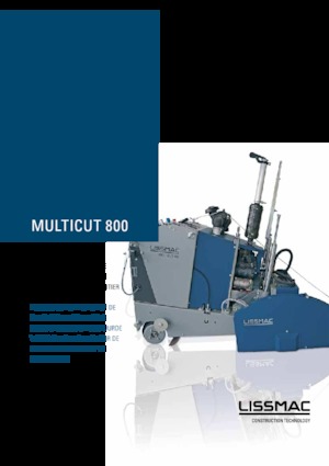 फ्लोर सॉ Lissmac Multicut 800 GH