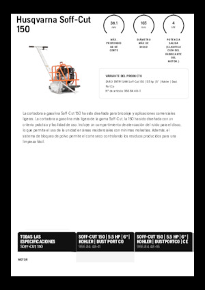 फ्लोर सॉ Husqvarna Soff-Cut® 150