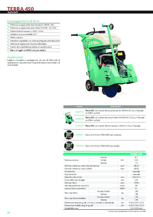 फ्लोर सॉ Imer Terra 450