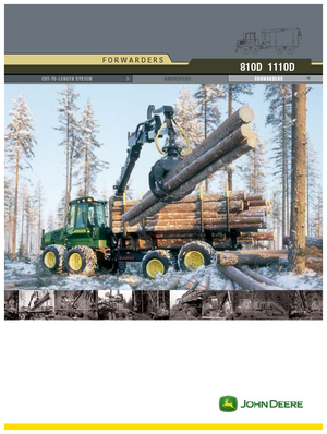 फॉरवर्डर John Deere 1110 D