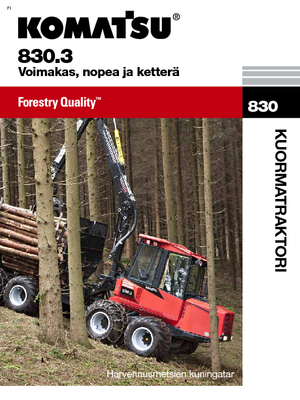 फॉरवर्डर Komatsu 830.3
