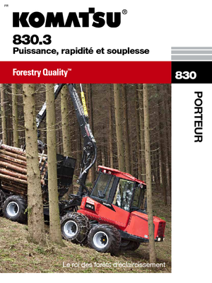 फॉरवर्डर Komatsu 830.3