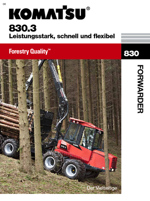 फॉरवर्डर Komatsu 830.3