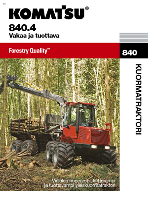 फॉरवर्डर Komatsu 840.4