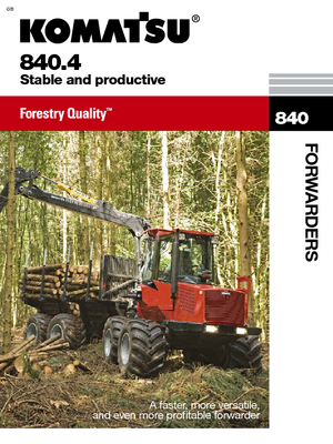 फॉरवर्डर Komatsu 840.4