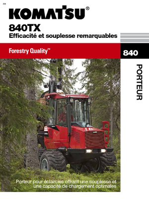 फॉरवर्डर Komatsu 840 TX