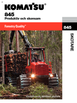 फॉरवर्डर Komatsu 845