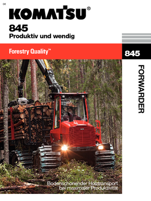 फॉरवर्डर Komatsu 845