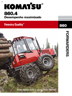 फॉरवर्डर Komatsu 860.4