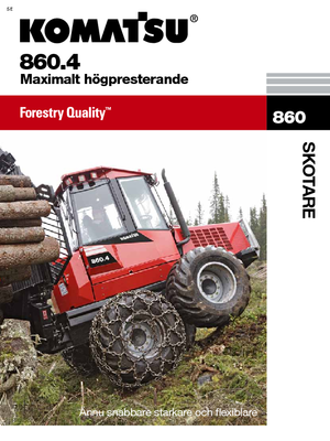 फॉरवर्डर Komatsu 860.4