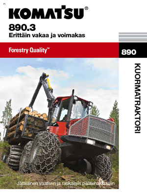 फॉरवर्डर Komatsu 890.3