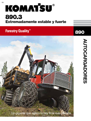 फॉरवर्डर Komatsu 890.3