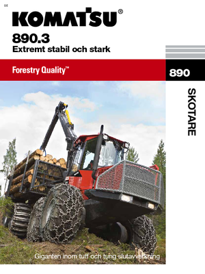 फॉरवर्डर Komatsu 890.3