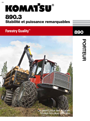 फॉरवर्डर Komatsu 890.3