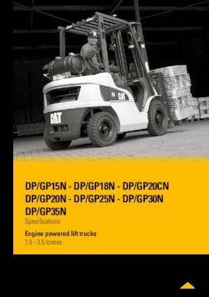 डीजल फोर्कलिफ्ट Caterpillar DP30N