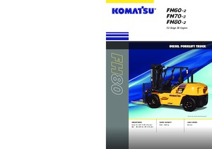 डीजल फोर्कलिफ्ट Komatsu FH60-2