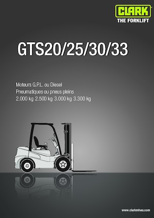 डीजल फोर्कलिफ्ट Clark GTS 33 D