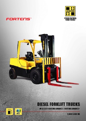 डीजल फोर्कलिफ्ट Hyster H 5.00 FT