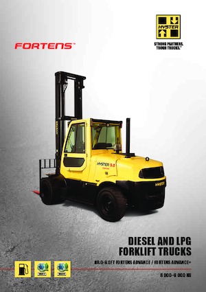 डीजल फोर्कलिफ्ट Hyster H8.0FT 9