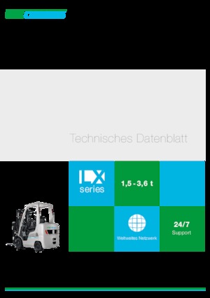 डीजल फोर्कलिफ्ट UniCarriers LX 35