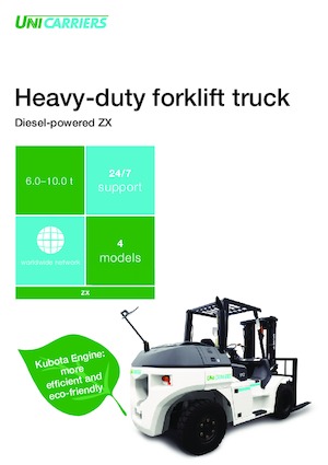 डीजल फोर्कलिफ्ट UniCarriers ZX 80 