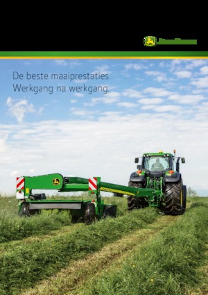 फ्रंट-माउंटेड मोवर - कंडीशनर के साथ डिस्क John Deere 131