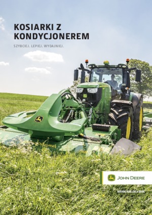 फ्रंट-माउंटेड मोवर - कंडीशनर के साथ डिस्क John Deere 228