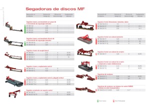 फ्रंट-माउंटेड मोवर - कंडीशनर के साथ डिस्क Massey Ferguson DM316 FQ-KC