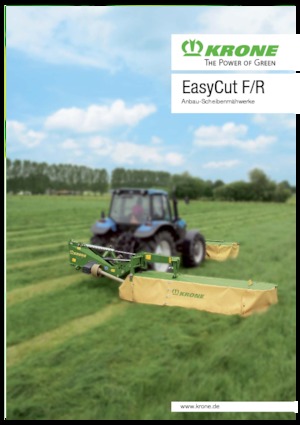 फ्रंट-माउंटेड मोवर - कंडीशनर के साथ डिस्क Krone EasyCut F 320 CR Gen.2