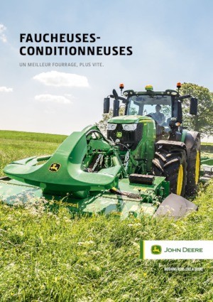 फ्रंट-माउंटेड मोवर - कंडीशनर के साथ डिस्क John Deere F350R
