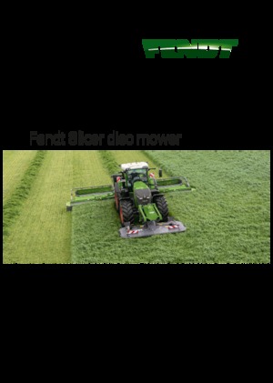 फ्रंट-माउंटेड मोवर - कंडीशनर के साथ डिस्क Fendt Slicer 310 FQ KC