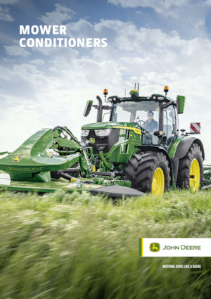 फ्रंट-माउंटेड मोवर - कंडीशनर के साथ डिस्क John Deere F310R