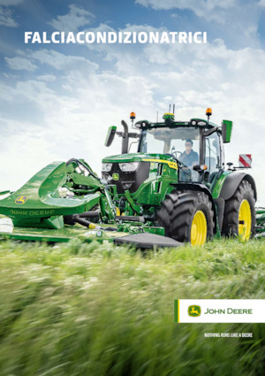 फ्रंट-माउंटेड मोवर - कंडीशनर के साथ डिस्क John Deere F310R