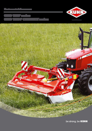 फ्रंट-माउंटेड मोवर - बिना कंडीशनर के डिस्क Kuhn GMD 802 F