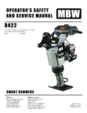गैसोलीन और डीजल रैमर M-B-W R422