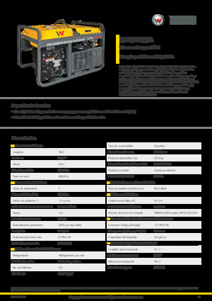 गैसोलीन पावर जनरेटर Wacker Neuson GP9700A