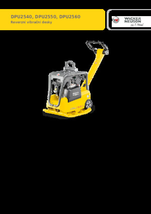 रिवर्सिबल वाइब्रेटरी प्लेट कॉम्पेक्टर Wacker Neuson DPU2550H