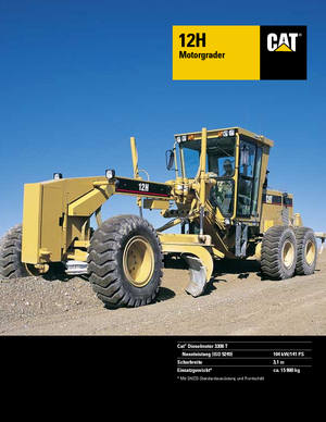 ग्रेडर Caterpillar 12H