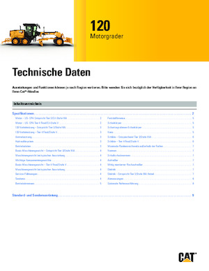 ग्रेडर Caterpillar 120
