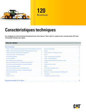 ग्रेडर Caterpillar 120