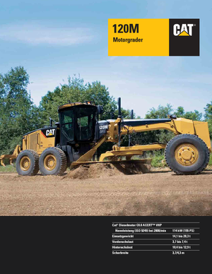 ग्रेडर Caterpillar 120M2