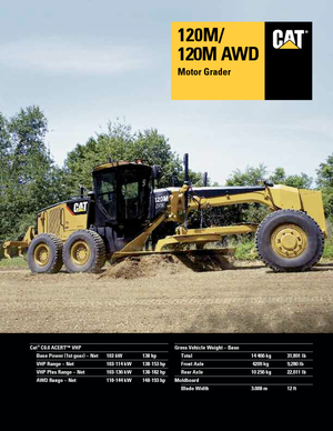 ग्रेडर Caterpillar 120M2