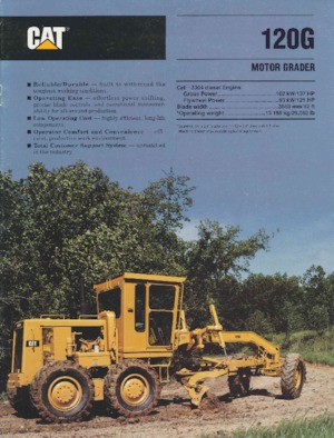 ग्रेडर Caterpillar 120G