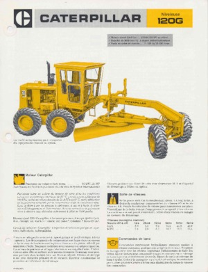 ग्रेडर Caterpillar 120G
