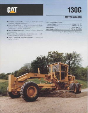 ग्रेडर Caterpillar 130G