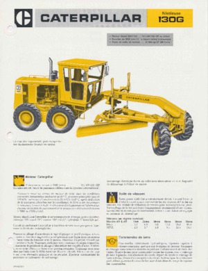 ग्रेडर Caterpillar 130G
